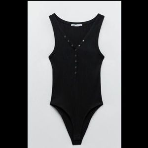 Ribbed Bodysuit Size S NWT